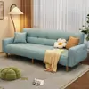 Sofá de couro resistente a arranhões de gato sala de estar apartamento pequeno multifuncional preguiçoso dobrável sofá-cama sala de estar apartamento de aluguel minimalista