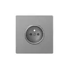 Enchufe Inglés Ultra-delgado de 13A Enchufe Universal de Tres Agujeros para Comercio Exterior Interruptor de Pared Enchufe Oculto Doméstico de Una Apertura Doble Control Monoconexión