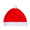 Decoración Navideña Tela Roja Tipo Cepillo Cubierta de Silla de Coche Navideño Diseño de Atmósfera Festiva Cubierta de Silla para Respaldo de Coche
