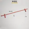 Tubo Redondo de Liga de Alumínio 8mm Poste Corrimão Armário de Madeira Suporte de Metal Grade Barreira Cerca Poste Decorativo Tira