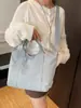 Bolso de Tote Minimalista Estilo Japonés Versátil 2025 Nuevo Bolso de Lona de Gran Capacidad para Mujer Bolso de Hombro Cruzado