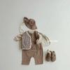 Chaleco de Cuadros para Bebé Otoño e Invierno para Bebé Ropa Infantil de Corea del Sur Chaleco de Algodón de Otoño para Bebés Niños y Niñas Chaleco Chaleco