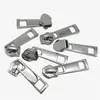 Piezas Cuadradas Chapadas Colgantes Cremallera de Nylon No. 5 Corredera Cremallera sin Candado Cabezal de Cremallera Hebilla de Cuero para Equipaje Cabezal de Cremallera Bidireccional