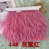 Borlas Decorativas de Pena DIY, Acabamento de Pena de Avestruz, Bainha de Vestido/Saia de Palco, Acessórios de Roupa, Renda, Tiras de Pena