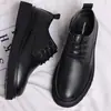 Sapatos Masculinos Verão Respiráveis Novos Couro Macio Negócios Vestido Sola Macia Sapatos de Couro Masculino Casual de Negócios Tênis de Lona para Homens