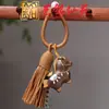 Colgante de Pony Edición Pintada 2026 Caballo del Zodíaco Bolsa de Accesorios Llavero Colgante Madera de Rosa Madera de Flor Lingote Pony