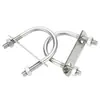 Abrazadera de Tubo en Forma de U de Acero Inoxidable 304 Tornillo de Uña de Sujeción Clip para Tubo Abrazadera de Sujeción Abrazadera para Tubo
