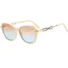 Gafas de sol metálicas personalizadas estilo europeo y americano, gafas de sol de moda para mujer, nuevas gafas de sol poligonales de moda transfronterizas