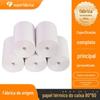 Vendas Diretas da Fábrica Papel Térmico Papel para Máquina Registradora 80X60 Sem Tubete Papel para Recibo Cozinha Hotel Rolo de Papel para Impressora 80mm