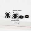Aretes de Moda para Dama de Acero Inoxidable de Animales Pequeños con Electrochapado en Oro de 18K Aretes Mini de Araña de Halloween Venta al por Mayor al Contado