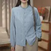 Abrigo de algodón grueso de invierno para mujer, casual, versátil, de corte holgado, adelgazante y cálido, tipo camisa