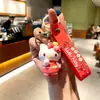 Nuevo Llavero de Muñeca Kuromi de Sanrio para la Temporada de Flores, Lindo y Delicado Colgante para Mochila Escolar, Pequeño Regalo de una Máquina de Garra