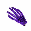 Pinza para el pelo de mano de esqueleto de Halloween Garra de fantasma Accesorios de decoración Accesorios para el pelo de esqueleto en blanco y negro Suministros divertidos para disfraces de fiesta