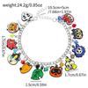 Cross-border Hot Cartoon Animation Jóias Animal Mori Friends Pulseira Animação Pingente Jóias Óleo Gota Pulseira Atacado