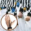 Venta caliente transfronteriza negro indicador de down de fútbol correa de muñeca de fútbol indicador hacia abajo correa de muñeca especial para árbitro
