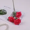 Flores Artificiais com 3 Cabeças, Rosas Diamante, Flores de Seda para Decoração de Casa, Buquês para Mesa de Centro da Sala de Estar, Decorações de Mesa de Jantar, Cenário de Flores Artificiais para Casamento
