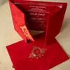Invitaciones de Boda de Terciopelo Más Vendidas Transfronterizas, Invitaciones de Terciopelo Estampadas en Oro, Invitaciones de Boda, Invitaciones de Acrílico, Productos de Nicho