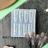 Molde Popular de Flor de Alta Transparência para Decoração de Unhas DIY Phalaenopsis Lótus Decoração de Unhas Lírio-do-vale Molde de Decoração para Unhas