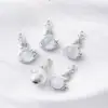 Estilo Europeo y Americano Transfronterizo Primavera y Verano Corona de Pedrería Ojo de Gato Cisne Exquisito Tridimensional Simple Accesorios de Joyería DIY Collar