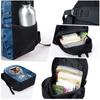 Mochila escolar al por mayor de fábrica de tres piezas DIY estampado completo moda Joker bolsa para comida estuche bandolera