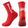 Calcetines Deportivos de Fútbol de Tubo Medio con Suela de Toalla Antideslizante Calcetines de Entrenamiento Calcetines Redondos Antideslizantes de Silicona