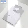 Camisa Oxford de Algodón Lavada con Enzimas para Hombre de Manga Corta 100% Algodón Casual de Negocios Chaqueta Versátil Camisa para Hombre