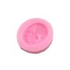 Molde de silicona para decoración de tartas con fondant de señora, retrato de cabeza de personaje europeo, molde para hornear dulces de cerámica blanda de resina de chocolate