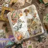 Papel Xinmo Série Nostálgica Tema Retro Americano Notas de Mensagem Diário Cartão Traseiro de Celular Colagem DIY