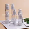 Botella de Vacío Transparente con Bomba Blanca 50ml Botella para Medicina Líquida Botella para Loción Botella para Esencia 50ml Botella de Presión para Cebo de Pesca