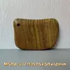 Placa Raspadora de Sândalo Verde Natural Atacado Artefato de Massagem Facial para Olhos Raspagem de Costas Puxamento de Meridianos para o Corpo Inteiro Madeira Maciça