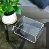 Amazon Fabricante Caja de Regalo Transparente Ensamblada Hecha a Mano Cuadrada Alcancía Caja de Almacenamiento Acrílico Manualidades de Boda
