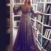 Comércio Exterior Europeu e Americano Transfronteiriço Nova Roupa Feminina Wish Amazon Decote Uma Alça Vestido Longo Justo de Manga Longa Saia Longa
