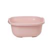 Tazón de Plástico Cuadrado de Color Liso Lavabo Tazón para Lavar Ropa Tazón para Lavar Ropa Doméstico Tazón para Lavar Pies Tazón Pequeño para Niños