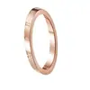 Anillo de acero inoxidable femenino nicho alta gama chicas ins no se decolora números romanos titanio acero joyería joyería al por mayor