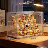 Soporte de Exhibición para Almacenamiento de Cajas Sorpresa Adecuado para Figuras, Muñecos y Figuras de Estrella Acrílicas Transparentes a Prueba de Polvo de Pop Mart