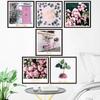 Adesivos de parede menina coração rosa rosa no dormitório pintura decorativa romântica papel de parede adesivos sala de estar-Meisen linguagem secreta