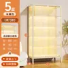 Armário Artesanal Vitrine de Vidro Armário de Dor com Fechadura e Porta Estante à Prova de Poeira Modelo Transparente Armário de Armazenamento Rack de Armazenamento de Brinquedos