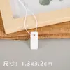 Etiqueta de Precio de Cuerda Elástica en Blanco Etiqueta Colgante Escrita a Mano Colgante para Joyería