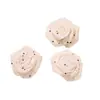 Tela francesa de tacto suave y perezoso, encaje, flor de rosa, accesorios para el cabello, piezas, DIY, broche de flor tridimensional, accesorios para ropa