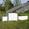 Frete grátis Caixa de flores retangular de PVC para pátio e varanda, vaso para plantio de vegetais, caixa de flores externa, vaso de flores para cerca