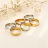Anillos de Acero de Titanio de Lujo Ligero Japoneses y Coreanos para Hombres y Mujeres, Anillos de Pareja Sencillos de Acero Inoxidable Incrustados con Diamantes, Regalos de Joyería Transfronterizos