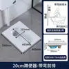 Inodoro de sentadilla ultraplano para el hogar con una curva de 18 cm o sin curva de 13 cm, antiatascos, antiolores, antisalpicaduras, tipo sifón, de gran diámetro