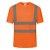 Camiseta Reflectante Certificada CE Malla Construcción Transpirable Ropa de Seguridad para Obra Verano Lista para Exportación Stock Disponible