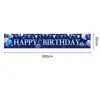 Nuevo Banner de Cumpleaños Transfronterizo 100D Fiesta Decoración de Escena de Fiesta Bandera Patio Exterior Banner 300*50