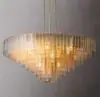 Rh exporta a América del Norte sirena American Nordic luz de lujo moderna estilo Hong Kong villa dúplex sala de estar araña de cristal