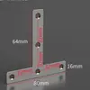 Soporte angular de acero inoxidable fijador de ángulo recto de 90 grados conector de soporte triangular de hierro pieza de refuerzo tipo ferretería soporte de estante