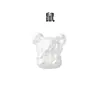 Plata Pura S999 Plata Lisa Plata Dura 3D Carácter de la Fortuna Doce Signos del Zodíaco Cuentas Espaciadoras Accesorios del Zodíaco para el Año del Caballo Joyería de Plata