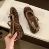 Sapatos de Ballet Elegantes e Quentes com Salto Interno Retrô 2025 Outono e Inverno Novos Sapatos Mary Jane com Laço Francês