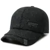 Nuevo Sombrero de Algodón para Hombre de Exterior de Invierno para Personas de Mediana Edad y Mayores Abuelo con Forro de Terciopelo Cálido Gorra de Béisbol Protección Auditiva para Ancianos Protección contra el Frío Gorra Pico de Pato