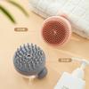 Nuevo Champú y Cepillo para Lavar el Cabello Más Cepillo de Masaje de Silicona Líquida Peine de Masaje Cepillo Limpiador del Cuero Cabelludo Champú y Lavar el Cabello